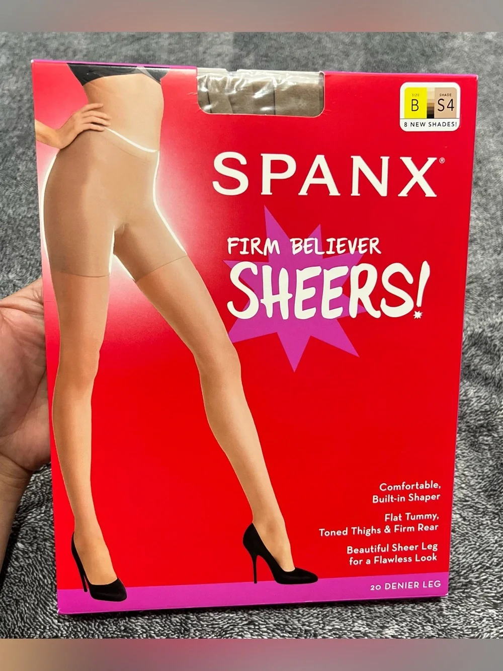 SPANX Firm Believer Sheers Tights 20 Denier Leg Size B/S4